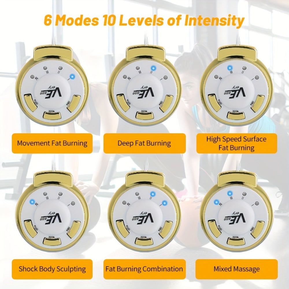 Electric Slimming Massage Machine ¨C Portable Body Sculpting Device for Abdomen, Arms & Legs | EMS Muscle Stimulator Fitness Toner