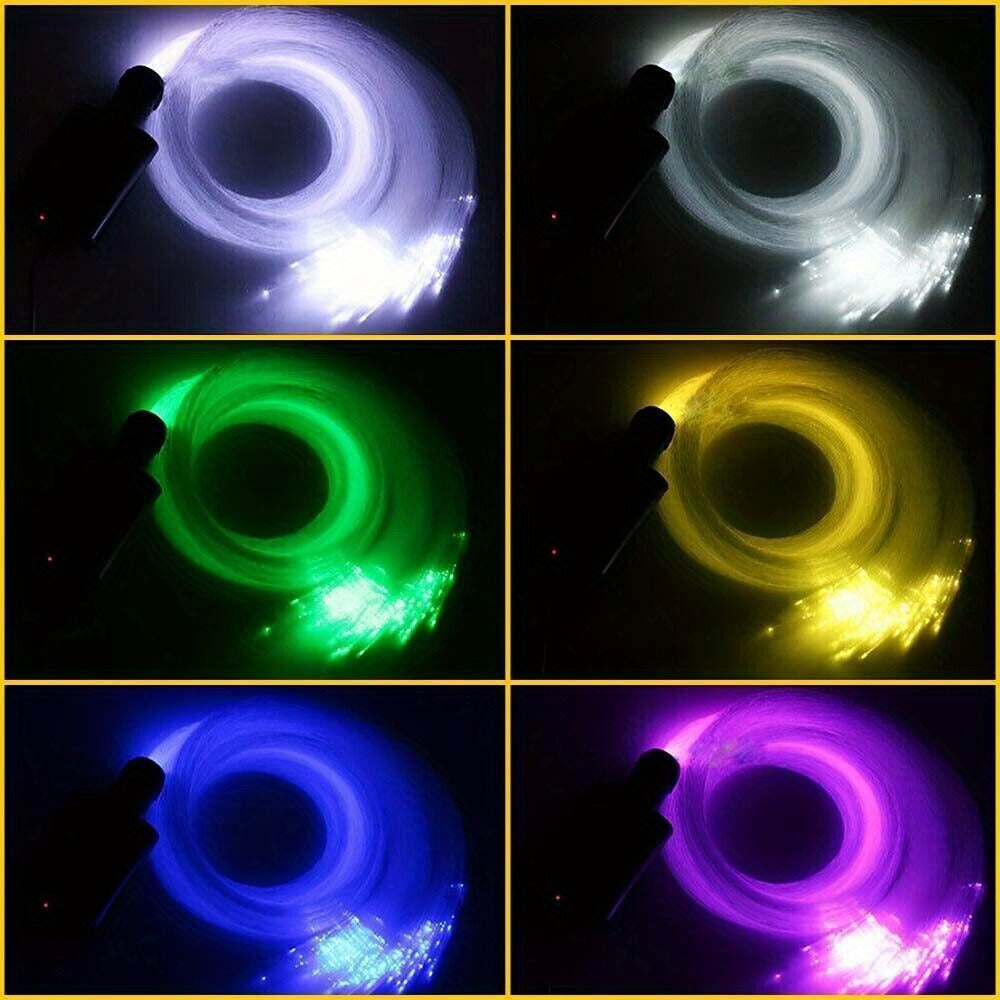 Fiber Optic Star Ceiling Light Kit 1000pcs, 0.5mm x 78.74¡± RGBW Car Roof Headliner Starlight Kit with App & 24-Key Remote Control, Color Changing Twinkle Lights for Car Interior Home Theater Bedroom