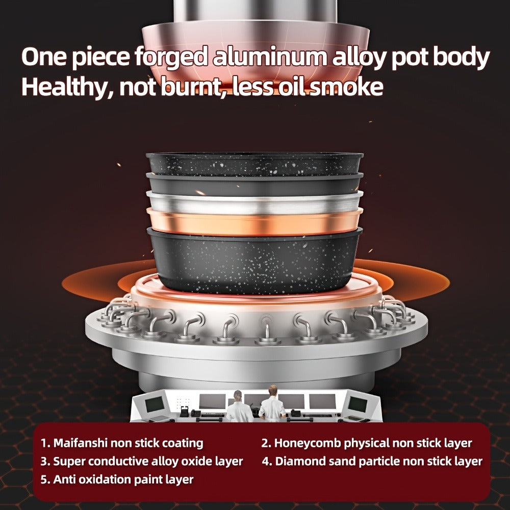 Mandarin Duck Hot Pot Electric ¨C Large Capacity Non-Stick Divided Hot Pot for Steaming, Boiling, Frying & Stewing, Quick Heating, US Plug, Perfect for Family Hot Pot Night