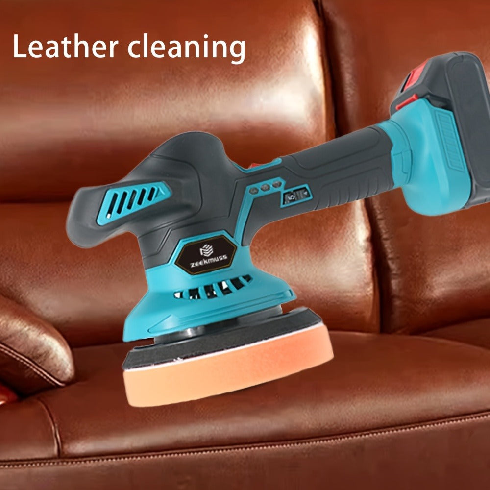 Cordless Buffer Polisher 6 Inch Dual Action Kit 2pcs 21V 2.0Ah Rechargeable Battery 6 Variable Speed 5500RPM for Car Detailing Polishing Waxing Paint Correction