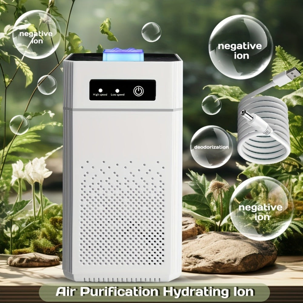 HEPA Air Purifier for Home Large Room Up to 1291 Sqft, Quiet 34dB Air Cleaner for Smoke Allergies Pet Dander Odor, 3-Speed USB Air Purifier with Aromatherapy for Bedroom Office