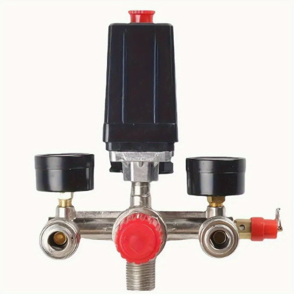 Air Compressor Pressure Switch Manifold Kit with Regulator Gauge Valve Bracket Assembly ¨C Complete Control System for Air Pump