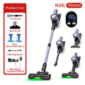 Cordless Stick Vacuum Cleaner 45KPA 8-in-1 Lightweight with Anti-Tangle Brush Green Light Detection for Carpet Pet Hair Hardwood Tile Floor