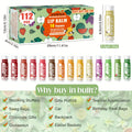 Lipstick Bulk Set 112pcs 14 Flavors - Moisturizing Lip Balm 0.15oz Mini Lipstick Assortment for Wedding Party Favors Gift Bags Wholesale Makeup Supplies - Fashion Lip Color Variety Pack