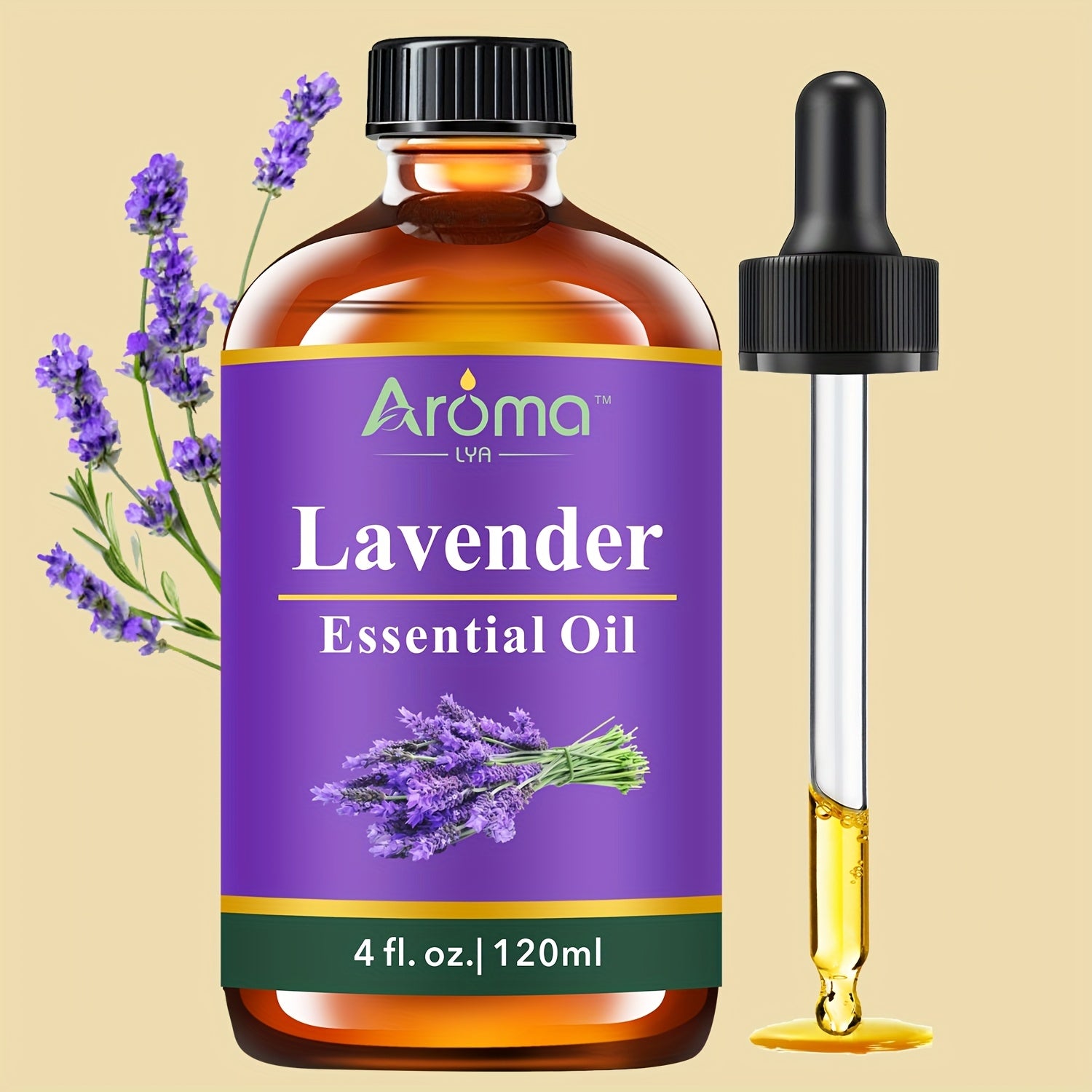 Pure Essential Oils 4oz Lavender Tea Tree Eucalyptus Peppermint Lemon Frankincense Sweet Orange for Diffuser Humidifier Soap Candle Making Body Oil Aromatherapy