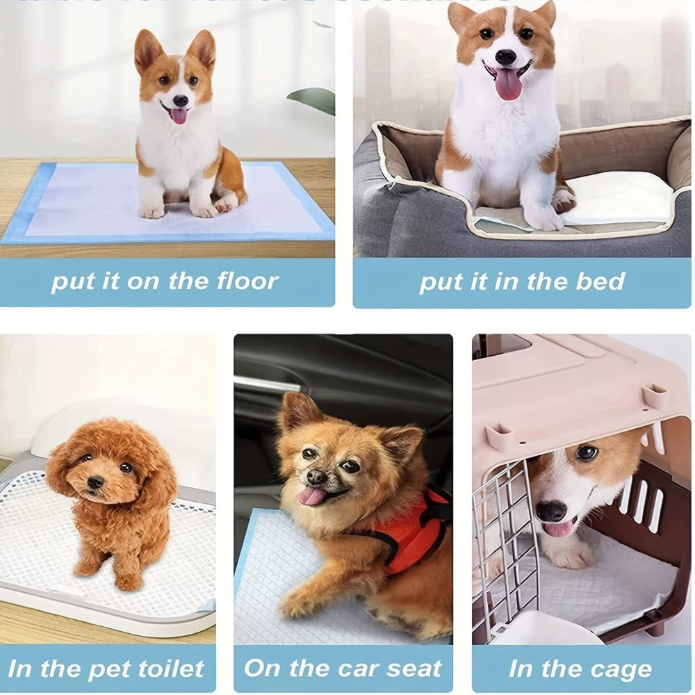 Disposable Incontinence Bed Pads for Adults and Elderly Thickened Highly Absorbent Leak-Proof Underpads Adult Care Pads Protective Sheets for Elderly Bedding Pet Potty Training Pads 50 to 300 Pieces