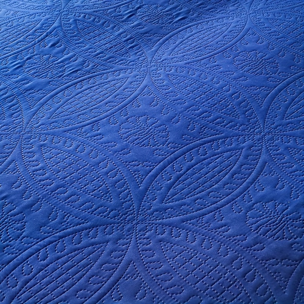 Quilt Coverlet Set 2-3 Piece Lightweight Microfiber Bedspread Coin Pattern Soft Skin-Friendly Anti-Allergy Machine Washable Twin Full Queen King