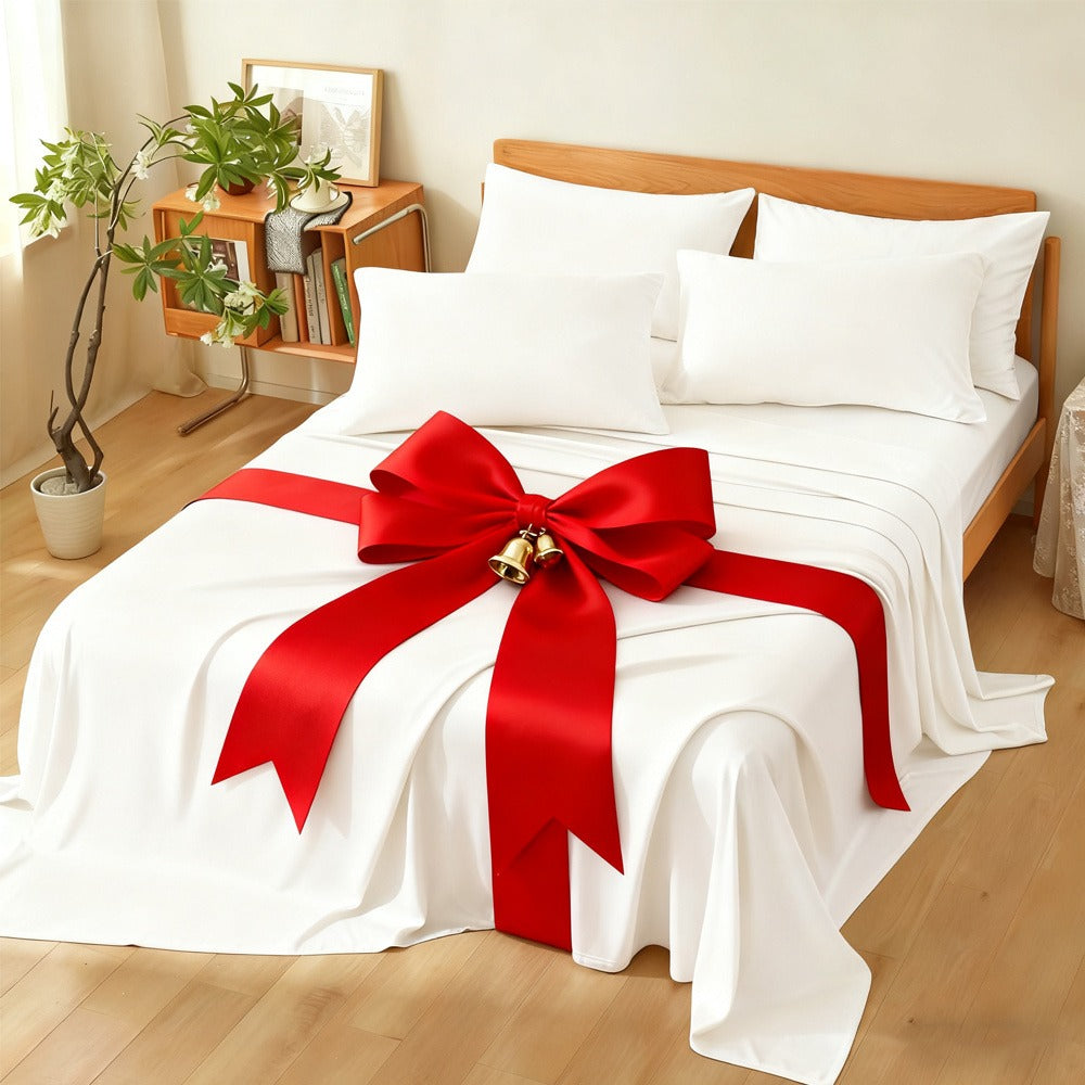 Bamboo Bed Sheet Set Ultra Soft Cooling - 100% Viscose Bamboo Sheets Twin Full Queen King, Breathable Luxury Bedding for Hot Sleepers, Deep Pocket 16 Inch, Hotel Quality, 11 Colors