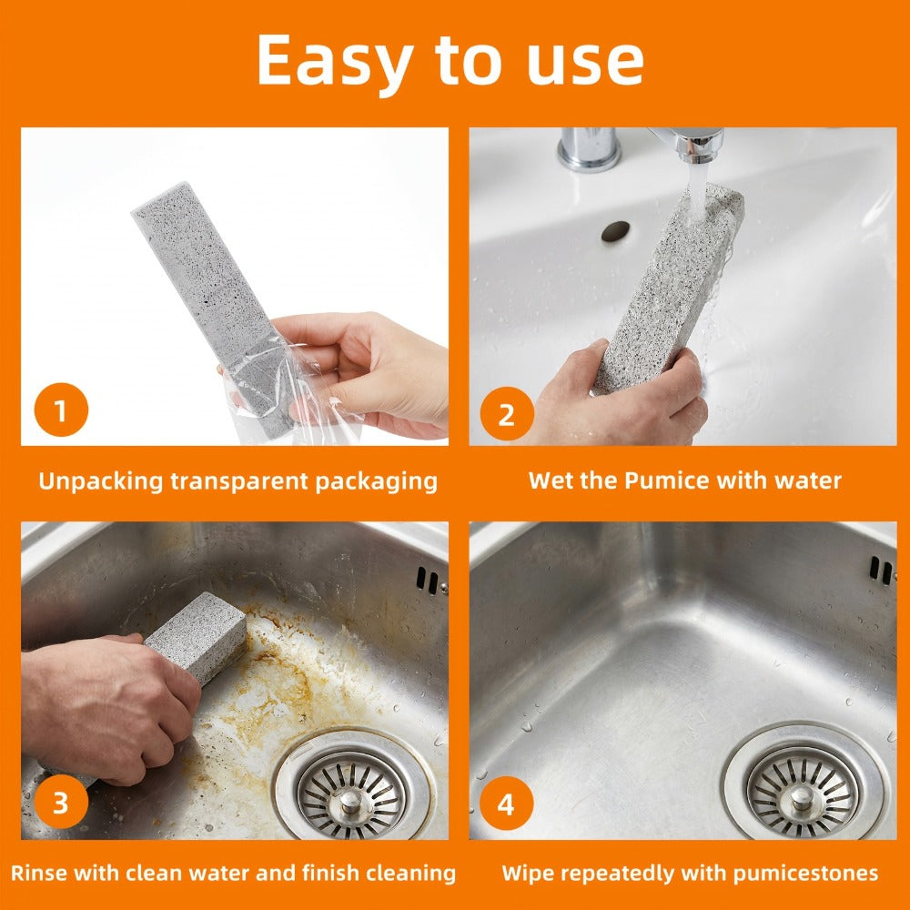 Pumice Stone Cleaning Sticks 25pcs Heavy Duty Scouring Stick for Toilet Bowl Bath Kitchen Pool Tile Grout Hard Water Stain Remover Household Cleaning Supplies