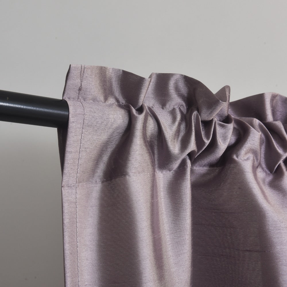 Kitchen Curtains 3 Panels Faux Silk Sheer Tier and Valance Set Rod Pocket 2 Tiers 26x36 inch + Valance 52x14 inch for Kitchen Bathroom Window Drapes