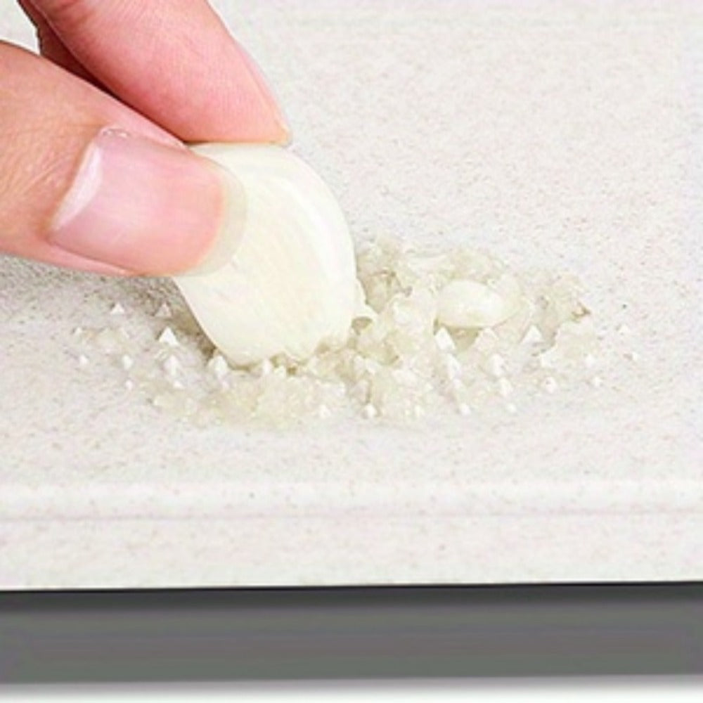 Stainless Steel Cutting Board Double Sided with Diamond Mesh & Smooth Surface - Scratch-Resistant, Non-Slip, Dishwasher Safe Kitchen Chopping Board for Meat, Vegetables & Holiday Meals