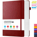 A4 Hardcover Lined Journal Notebook 320 Pages, Faux Leather College Ruled Notebook with 100GSM Thick Pages, 8.5x11 Large Writing Journal for Women Business School