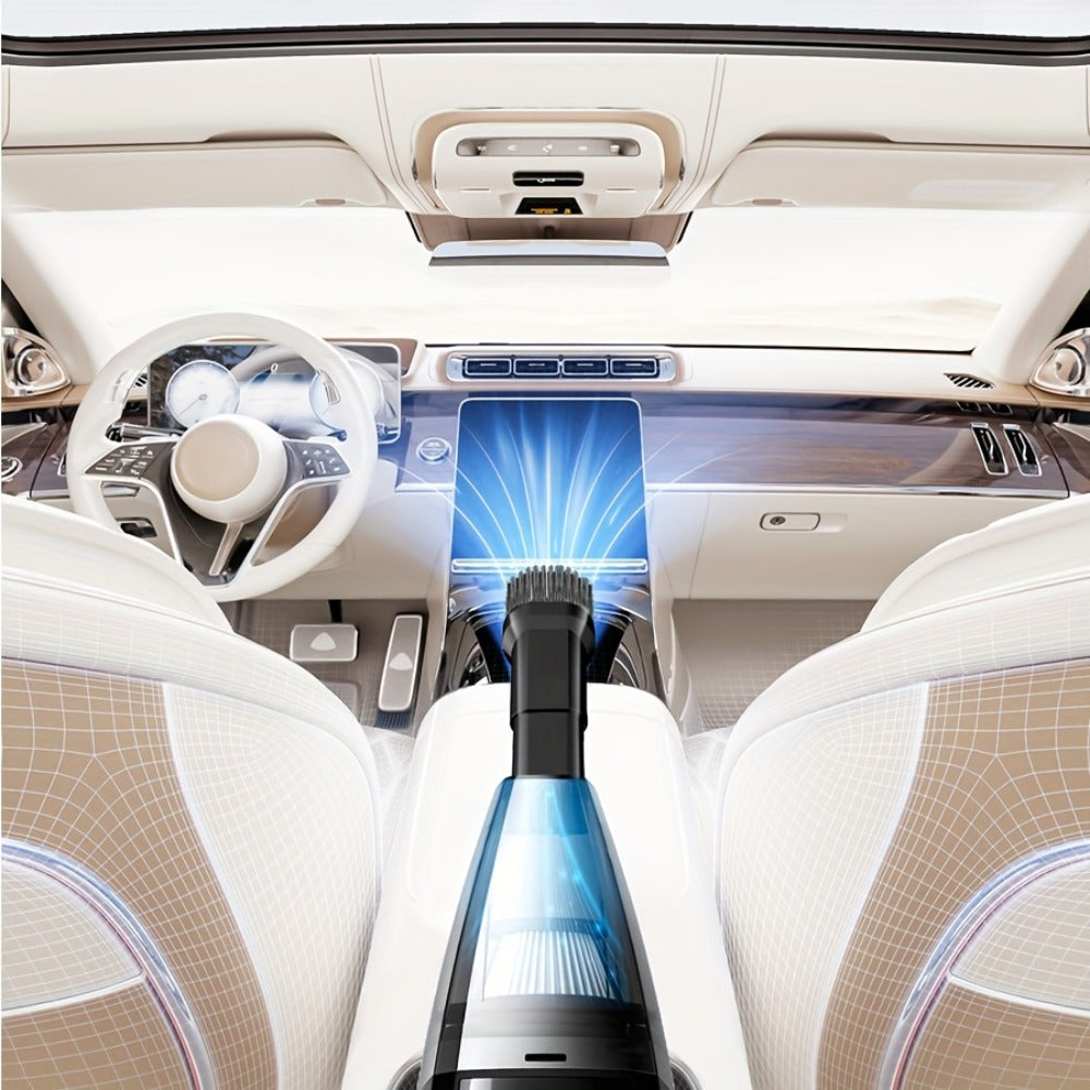 Handheld Cordless Vacuum Cleaner with Powerful Suction ¨C Portable USB Rechargeable Mini Vacuum with Multiple Accessories for Car, Home, Office & Tight Spaces
