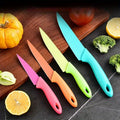 Paring Knife Set 4-Piece, 3 Inch Ultra Sharp Stainless Steel Blade Fruit and Vegetable Peeling Knife with PP Handle, Small Kitchen Knife Set for Home Cooking Meal Prep