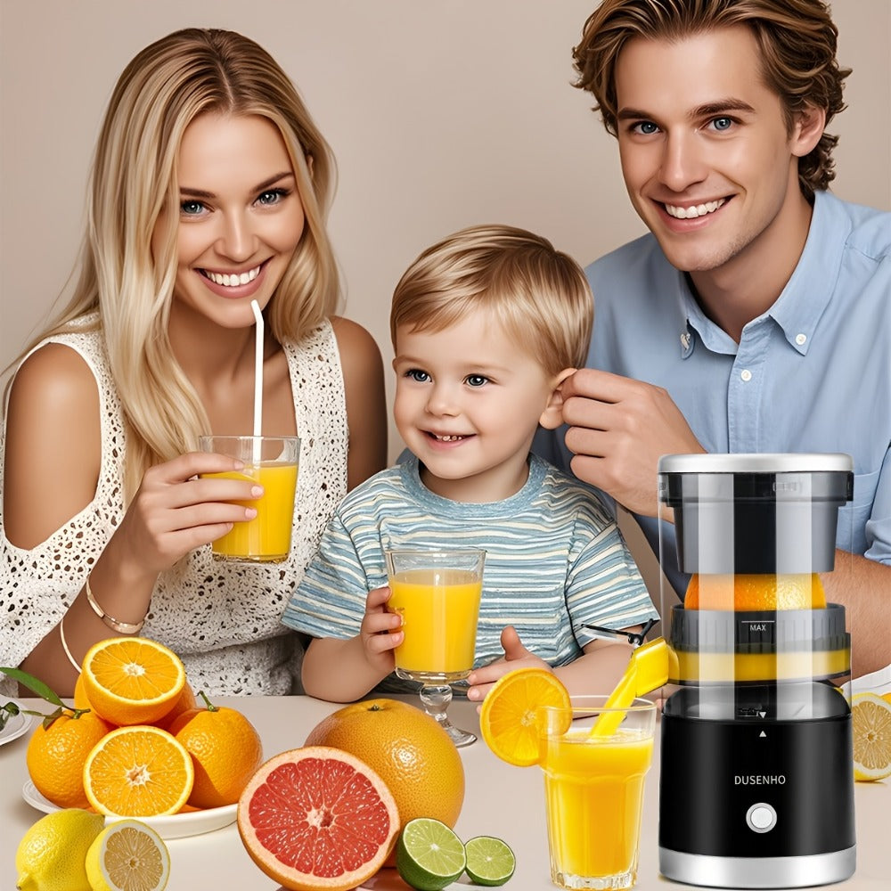 Electric Citrus Juicer Rechargeable USB-C ¨C Portable Electric Orange Juicer Machine with 45W Motor, BPA-Free, Quiet Operation, Cleaning Brush Included, for Orange Lemon Lime