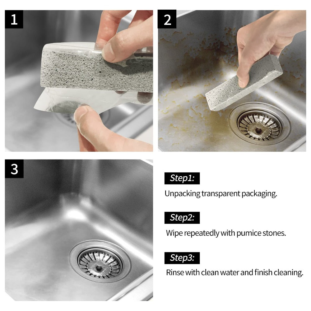 36 Pack Pumice Stones Toilet Bowl Cleaner Stick ¨C Heavy-Duty Scouring Pad for Bathtub, Kitchen Sink, Grill & Household Cleaning