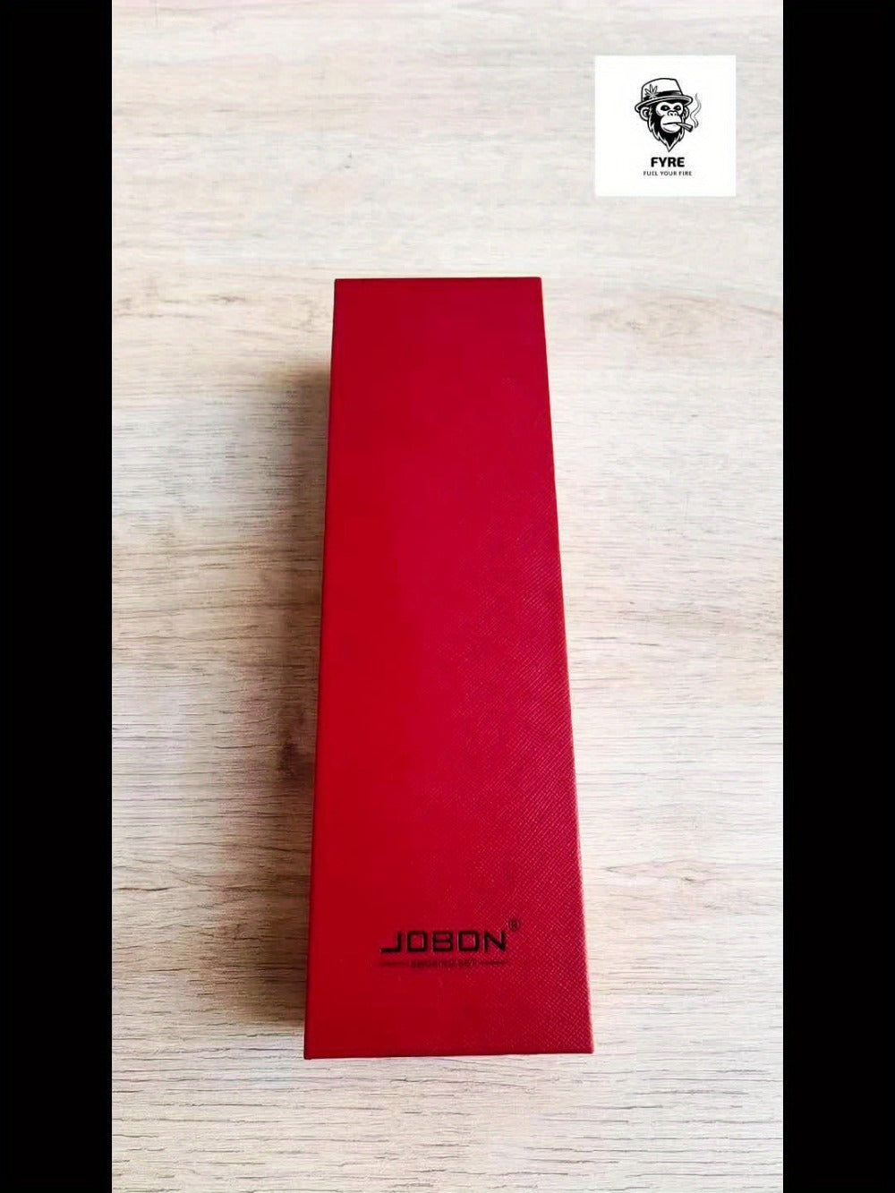 Torch Lighter Refillable with Ignition Lock, JOBON Deluxe High-Temperature Butane Torch for Kitchen Baking, BBQ, Camping, Cigar, Candle, Gift Box Packaging, Adjustable Flame (Gas Not Included)