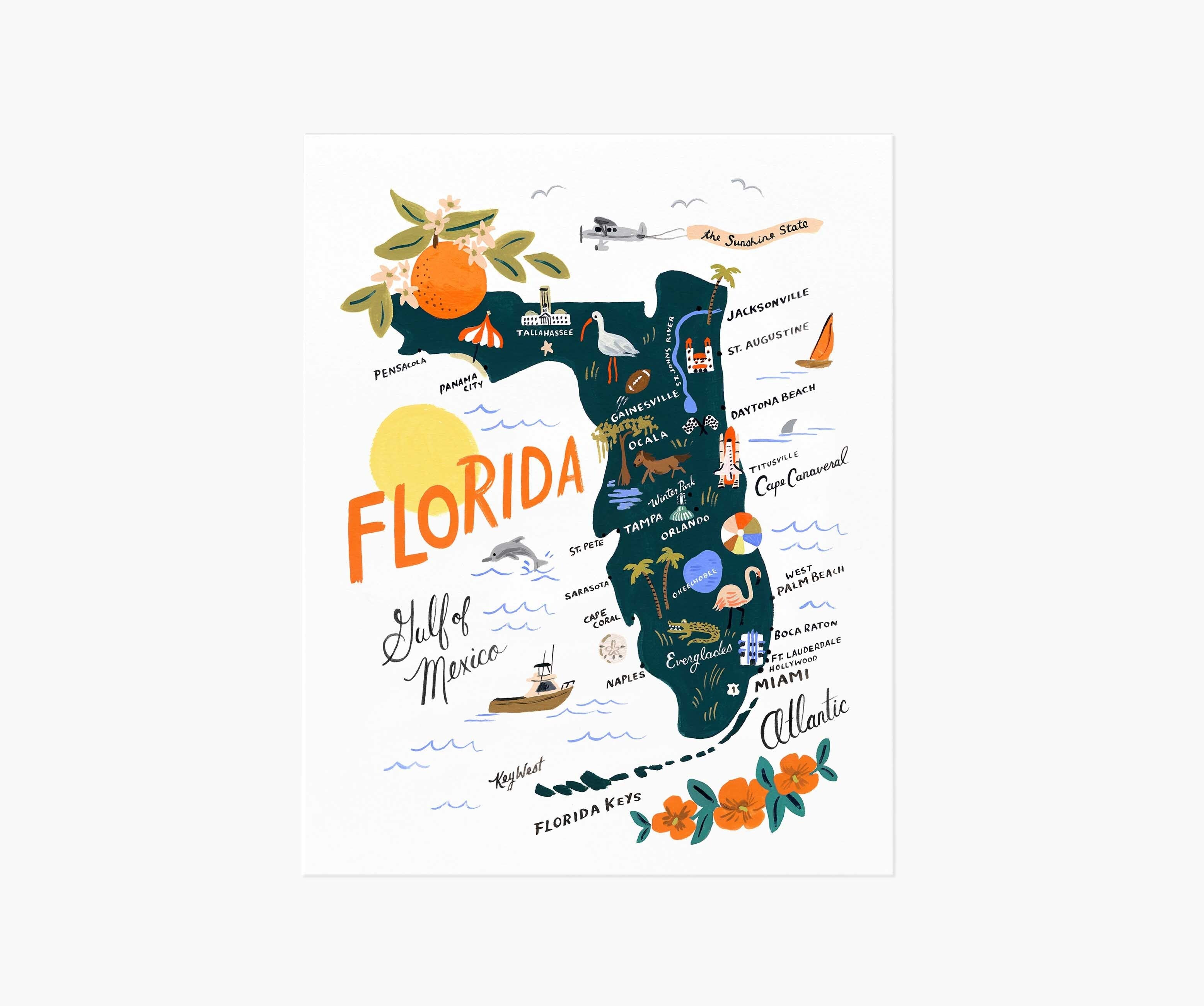 Florida Art Print