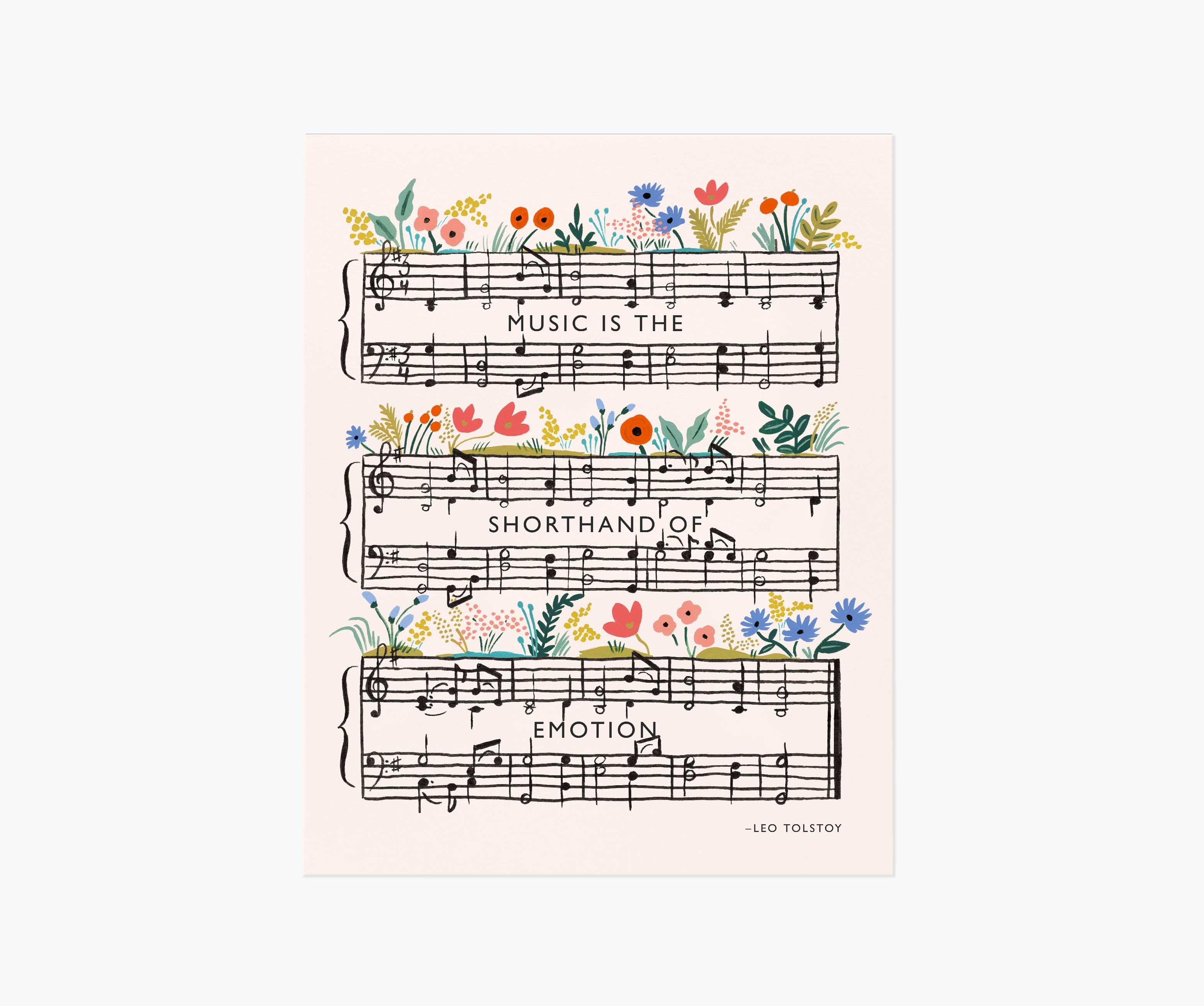 Tolstoy Quote Art Print