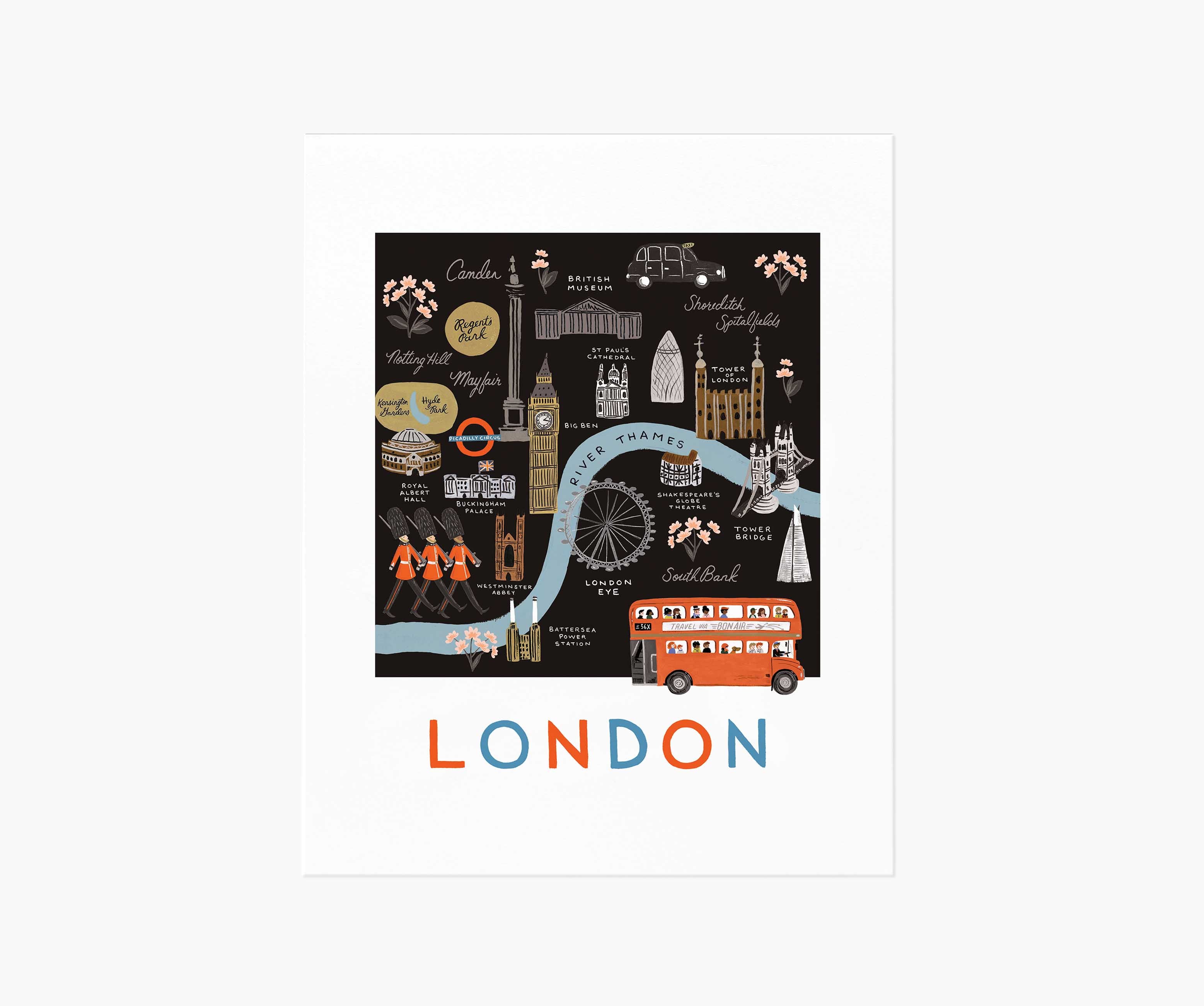 London Map Art Print