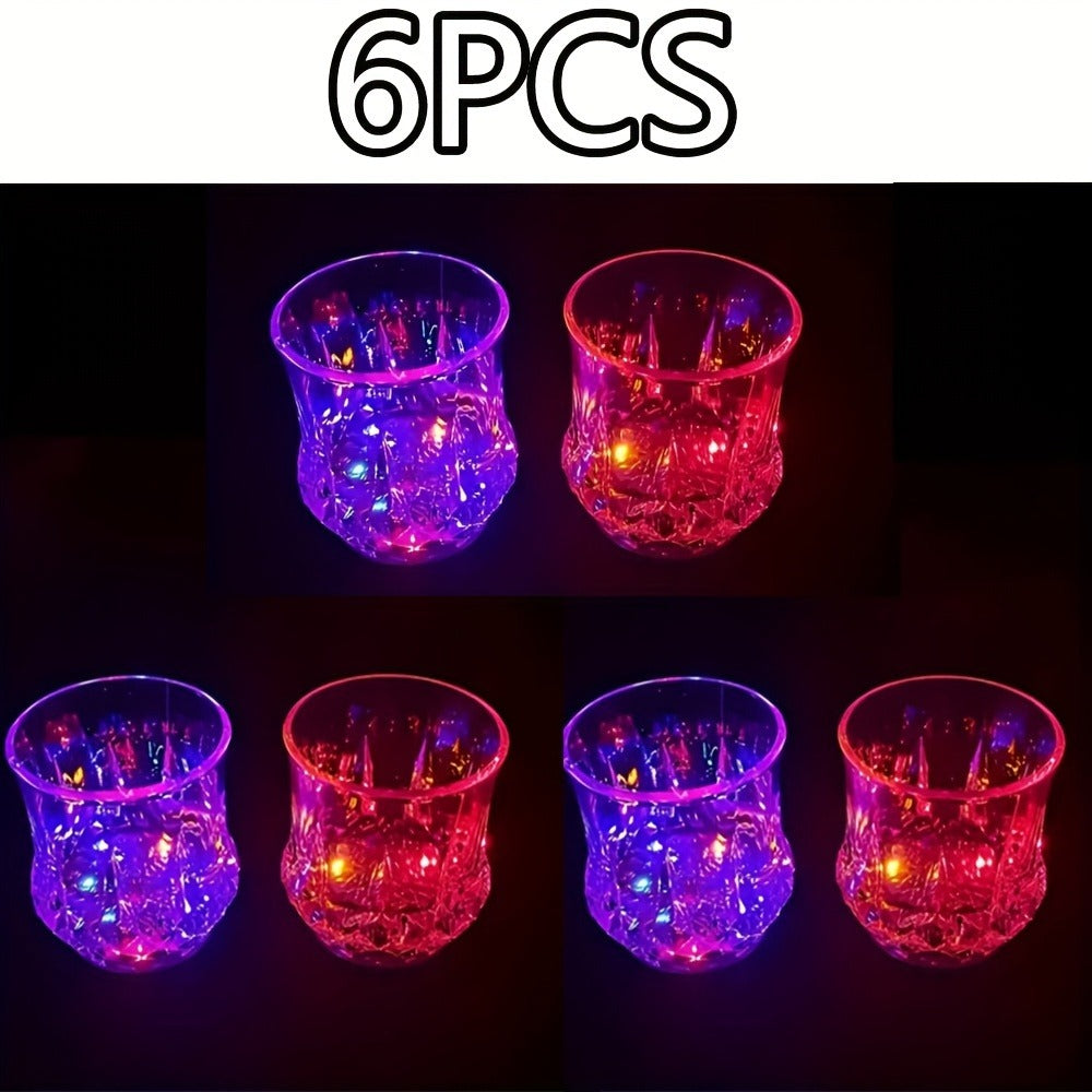 LED Light-Up Cups Glow in the Dark ¨C Pineapple Induction Party Cups for Birthday Christmas Disco Valentine's Day (6.76oz)