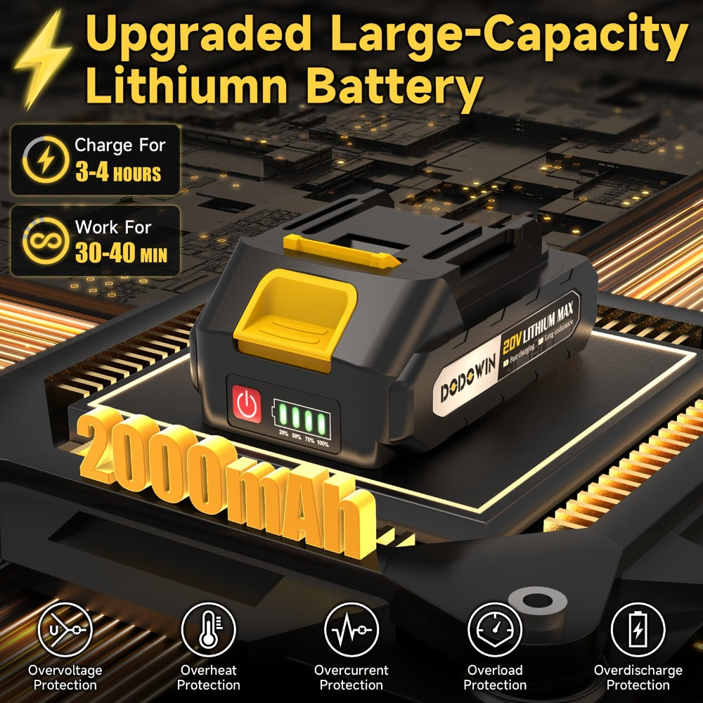 Cordless Impact Drill Set 12V / 21V Electric Drill Kit ¨C 45Nm Torque, 2-Speed, Keyless Chuck, LED Light, Battery & Charger Included, Up to 115pcs Accessories for Home Repair, DIY & Construction