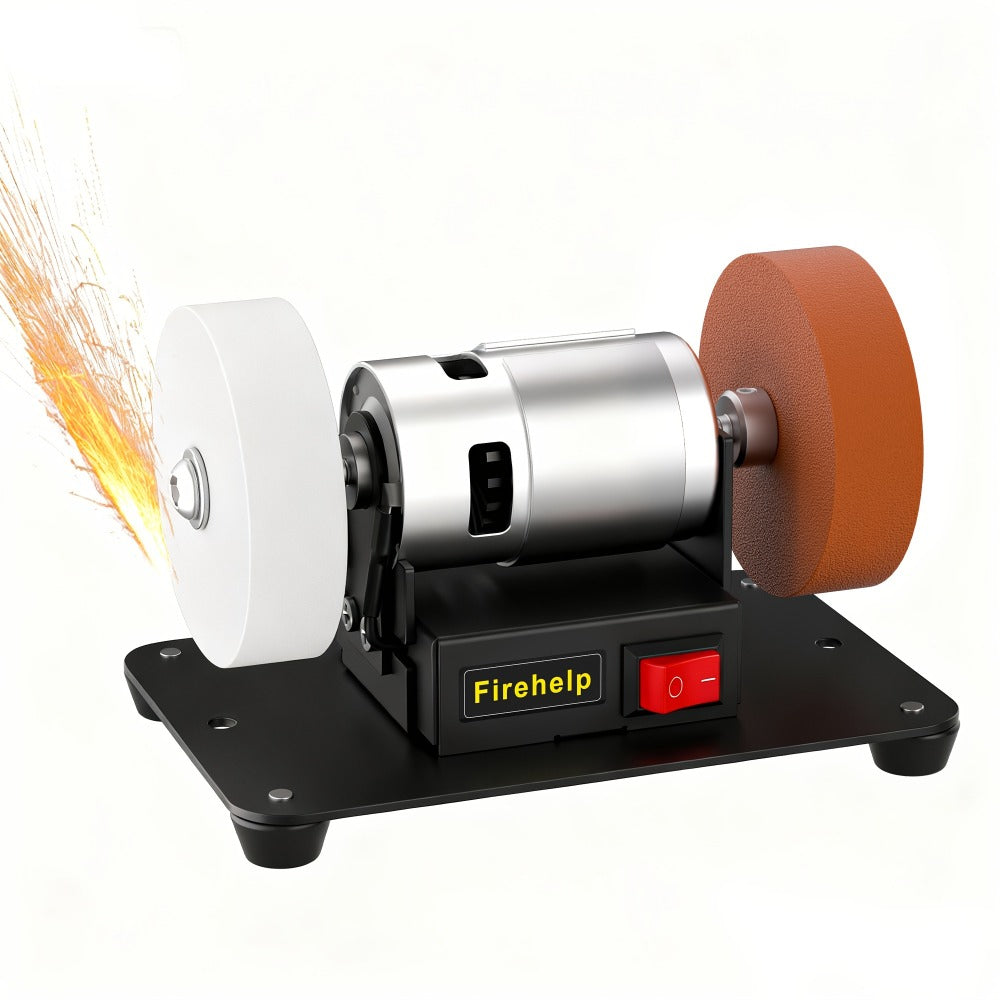 Mini Belt Sander - 7-Speed Adjustable Electric Belt Grinder with Pure Copper Motor for Grinding, Sharpening & Polishing Wood & Metal