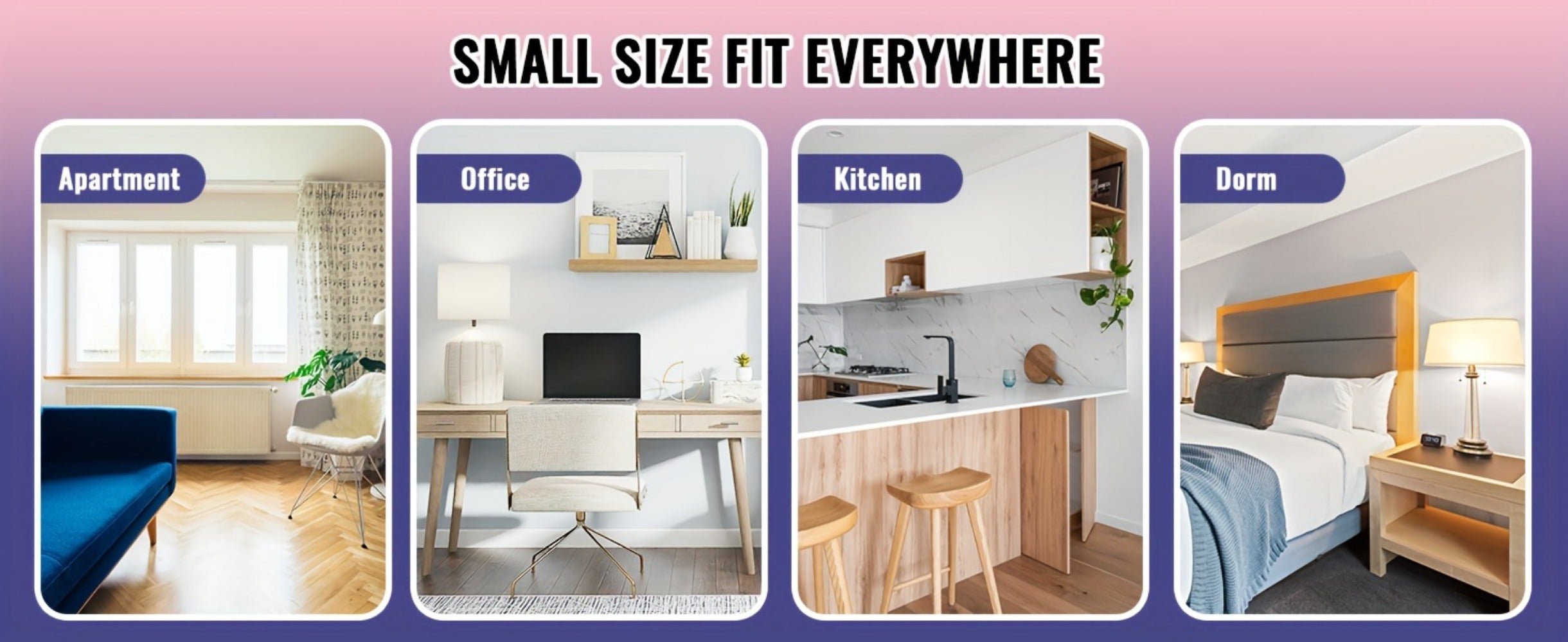 Mini Refrigerator with Freezer, 2.4 Cu Ft Double Door Small Fridge with Removable Shelves & Adjustable Feet ¨C Compact Personal Fridge for Bedroom, Dorm, Apartment, Home Office and Kitchen