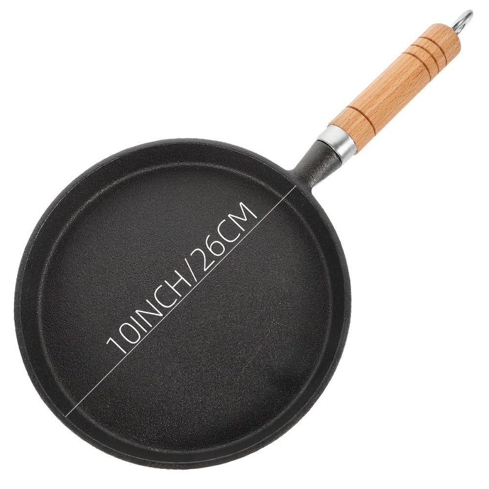 Cast Iron Cookware Set for Kitchen Camping BBQ - Non-Stick Skillet Dutch Pot Frying Pan Baking Tray Griddle Options, Oven Safe Stovetop Campfire Cookware for Home RV Holiday Cooking Multiple Set Choices