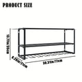 Wall Mount Power Tool Storage Rack, Heavy-Duty 150 Lb Steel 3-Tier & 4-Tier Garage Tool Organizer with 7 Bit Holders ¨C Workshop Shed Basement Wall Storage