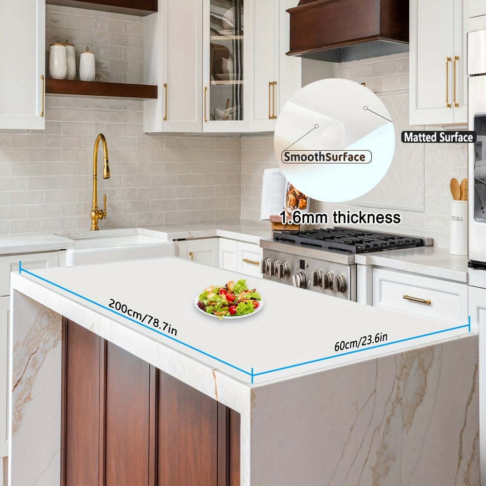 Extra Large Silicone Mat for Kitchen Counter ¨C Nonslip Heat Resistant Countertop Protector, Nonstick Waterproof Craft Mat & Placemat, Multiple Sizes & Colors