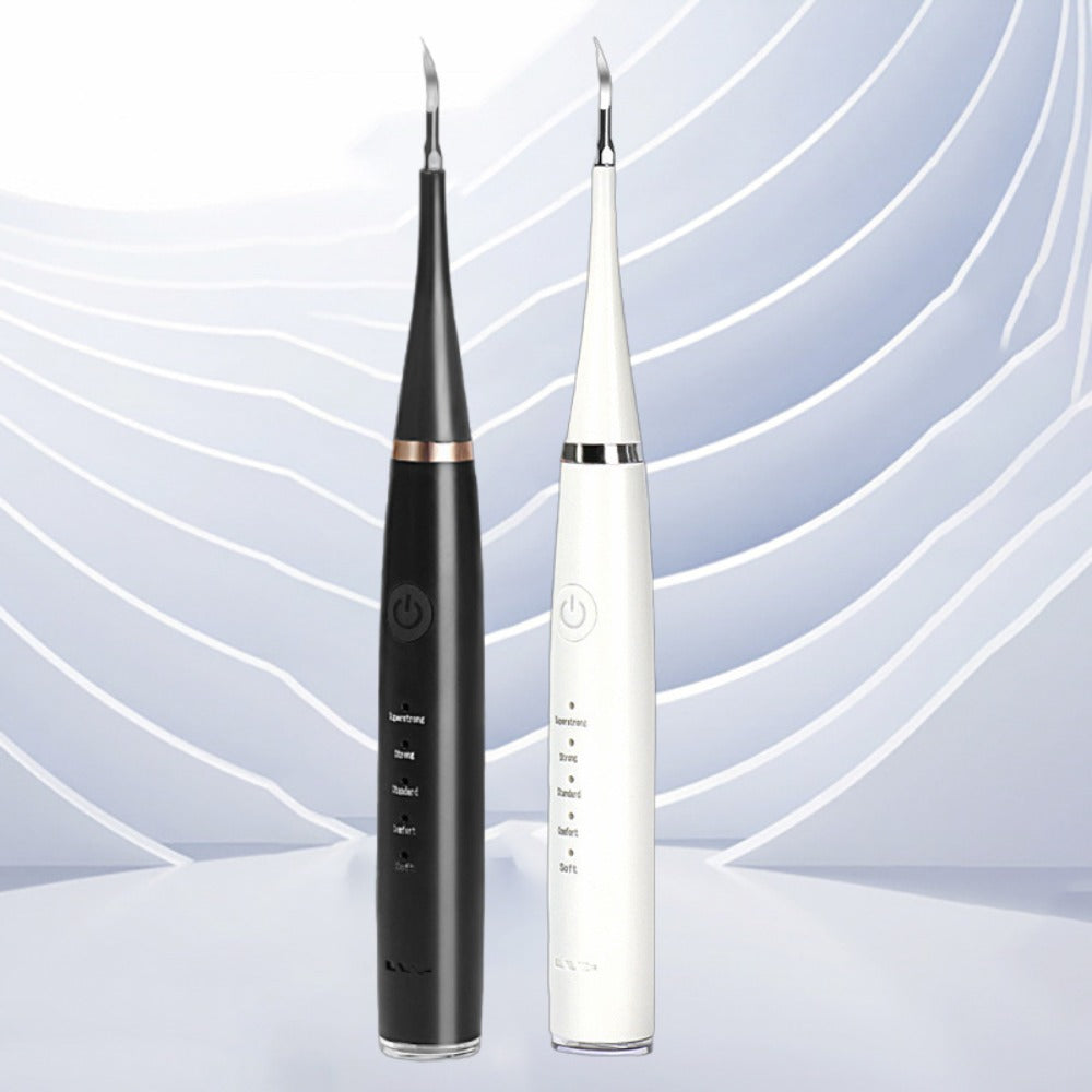 Electric Toothbrush Kit USB Rechargeable - Multi-Accessory Dental Care Set with Travel Case, Replaceable Brush Heads, Portable Oral Hygiene Device for Home & Travel, Gift for Men & Women, Black or White