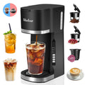 Single Serve Coffee Maker 3-in-1 ¨C Hot & Iced Coffee Machine Compatible with K-Cup Pods, Ground Coffee & Tea, 6-12 oz Brew Sizes, Iced Tea Maker, Compact Countertop Brewer ¨C Black (CM6080/CM6070)