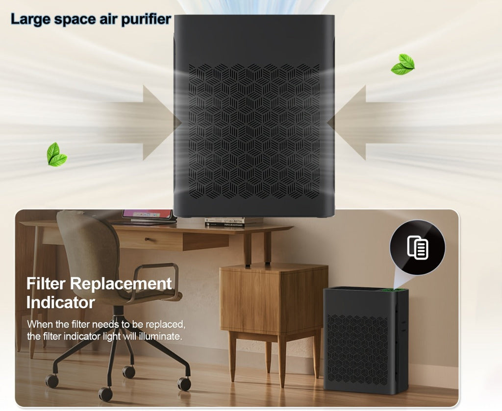 HEPA Air Purifier for Large Room Up to 1095 Sq Ft ¨C PM2.5 Display, Air Quality Sensor, Auto Mode & Timer for Home, Office & Family Room, Father¡¯s Day Gift