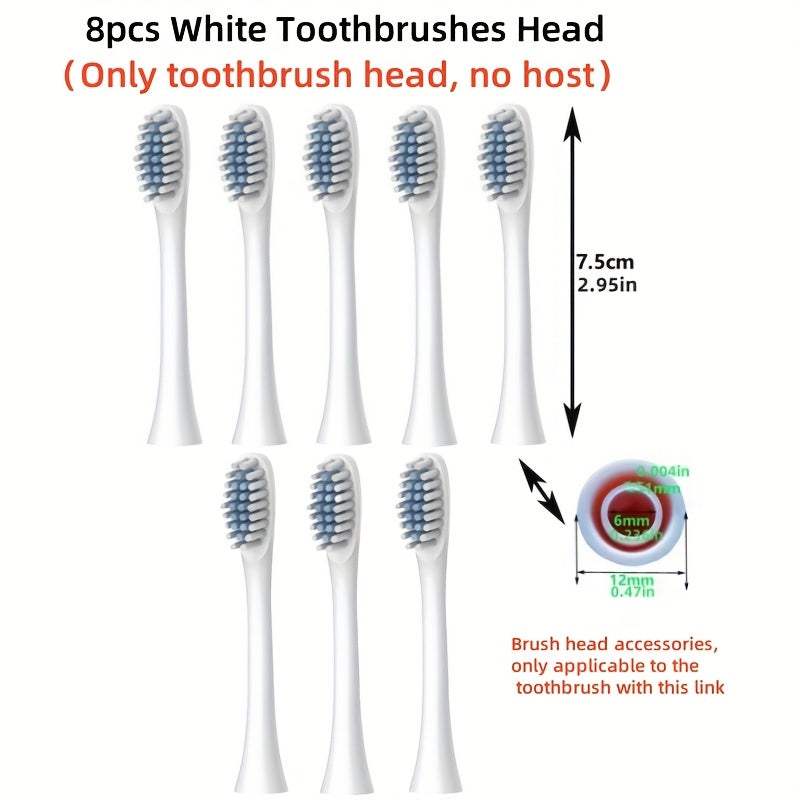 Rechargeable Electric Toothbrush with 6 Cleaning Modes & Smart Timer ¨C USB Sonic Toothbrush for Adults, Replacement Heads Included, 3 Colors, Whitens Teeth & Protects Gums, Great Family Gift