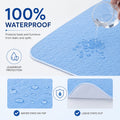 Washable Incontinence Pad Leak Proof Mattress Protector Reusable Cotton Bed Pad for Seniors Elderly Teens Menstruation Quilted Underpad Multiple Sizes