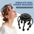 Electric Scalp Massager ¨C 8-Finger USB Rechargeable Head Massager with 3 Massage Modes, Portable Stress Relief & Hair Growth Stimulator, Handheld Scalp Scratcher for Men Women Home & Office Use