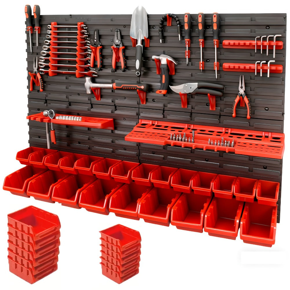 Tool Organizer Set ¨C Multi-Functional Wrench, Screwdriver, Drill Bit & Hammer Storage Rack | Garage Tool Organizer Wall Mount for 39/69 Piece Tool Sets | Workshop Tool Holder Gift for Men & DIY Enthusiasts