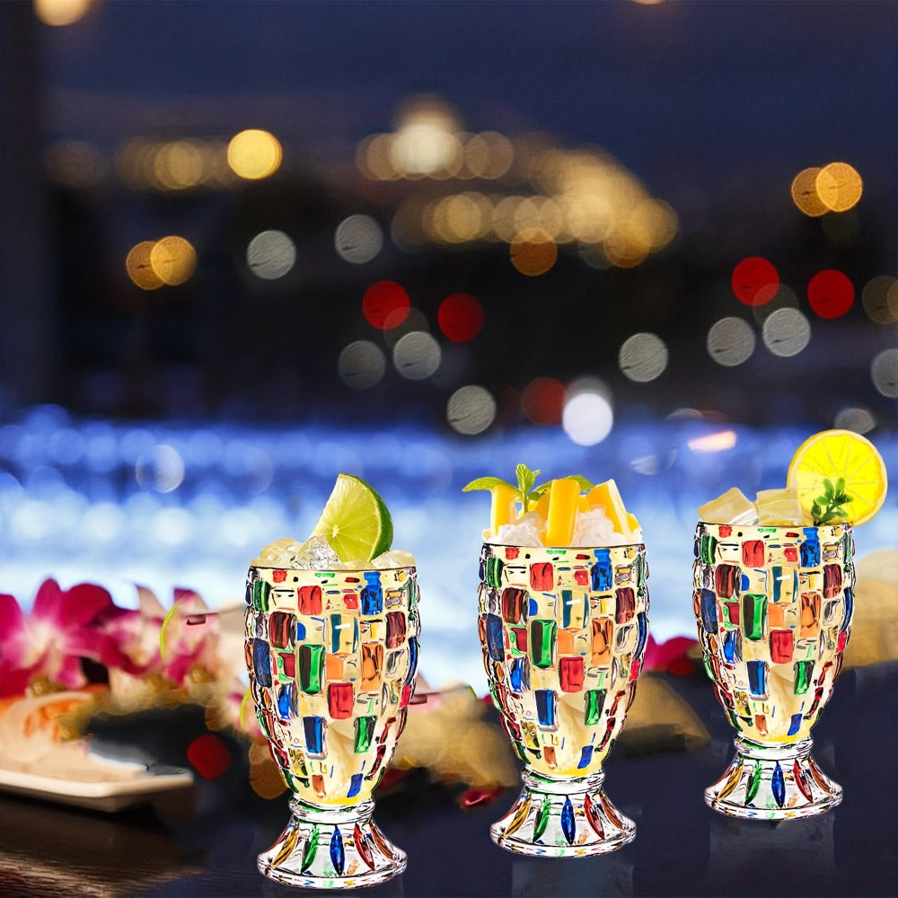Colored Champagne Flutes Set of 4 or 8 Cocktail Glasses Sparkling Wine Glasses Non-Slip Bubbly Glasses for Birthday Wedding Christmas Valentine Party Gift