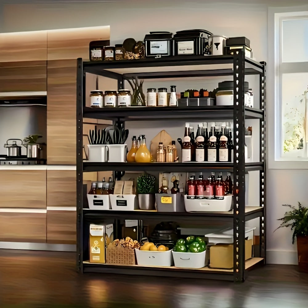 Heavy Duty Metal Shelving Unit 72 Inch ¨C 400 lbs Per Shelf Adjustable Steel Storage Rack for Garage, Warehouse, Home & Office, Industrial Style Utility Shelf, Easy Assembly