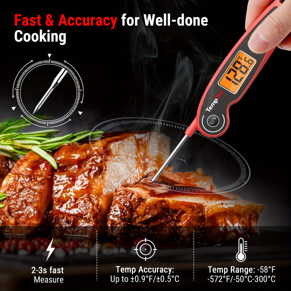 Instant Read Meat Thermometer with Motion Sensing ¨C Digital Food Thermometer for Kitchen BBQ Grill Smoker Oil Candy Cooking