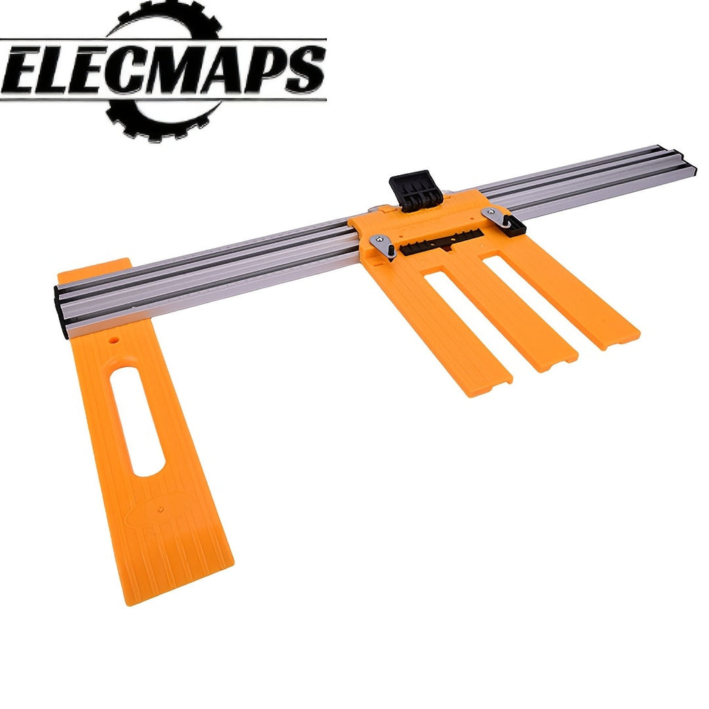 Circular Saw Guide Rail Heavy Duty Metal Manual Precision Cutting Tool for DIY Woodworking Construction Straight Cut Guide No Electricity Required Stable Durable Design