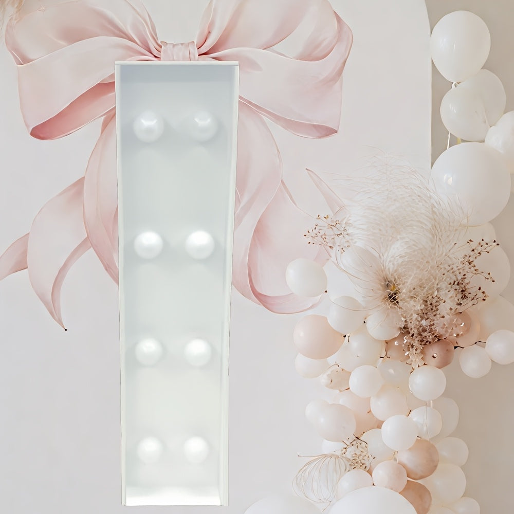 Marquee Letter Lights Warm White LED - 3FT Light Up Letters A-Z for Birthday, Anniversary, Wedding & Party Decor, Battery Powered KT Board Lighted Alphabet Signs for Wall & Indoor Display