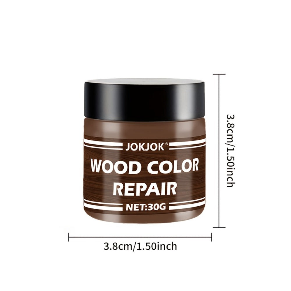 Wood Repair Paste Filler - Furniture Scratch Crack Restore Agent for Doors Cabinets Tables Chairs Floors - Color Restoring Wood Putty Easy Apply Fast Dry Surface Repair Kit
