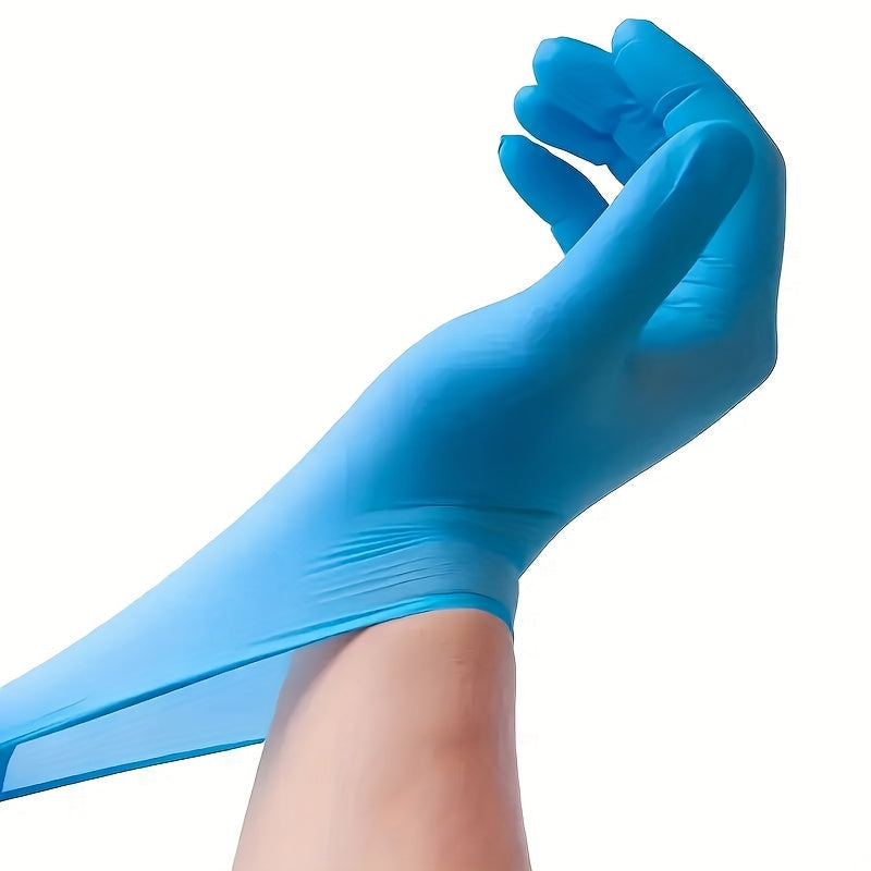 Anti-Slip Nitrile Gloves Bulk 200/500/1000pcs, Disposable Latex-Free Gloves for Aquarium Cleaning Pet Care Food Handling, S M L Sizes, Cost-Effective Value Pack