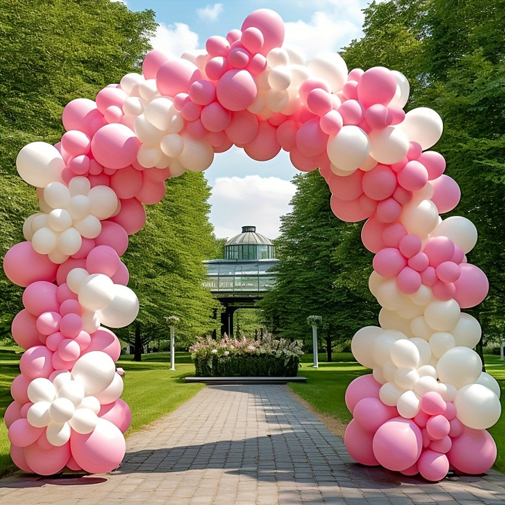 Balloon Arch Kit with Base Stand ¨C Adjustable Floor Arch Stand, Water Fillable Base, Pump & Clips Included, 108x96in for Birthday Wedding Graduation Halloween Christmas Party Decorations