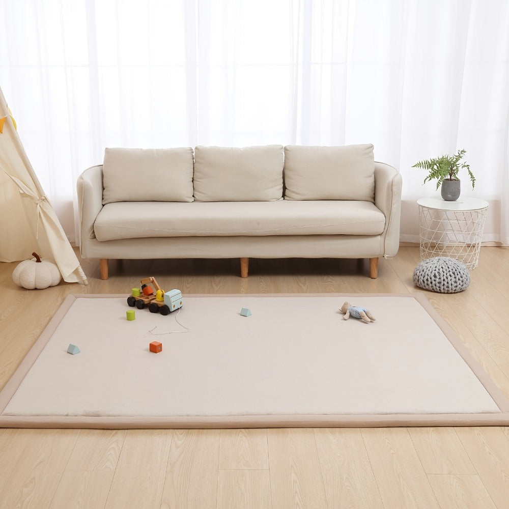 Memory Foam Area Rug Tatami Mat Non-Slip Coral Velvet Floor Mat for Living Room Bedroom Kids Playroom Yoga ¡ª Multiple Sizes & Colors