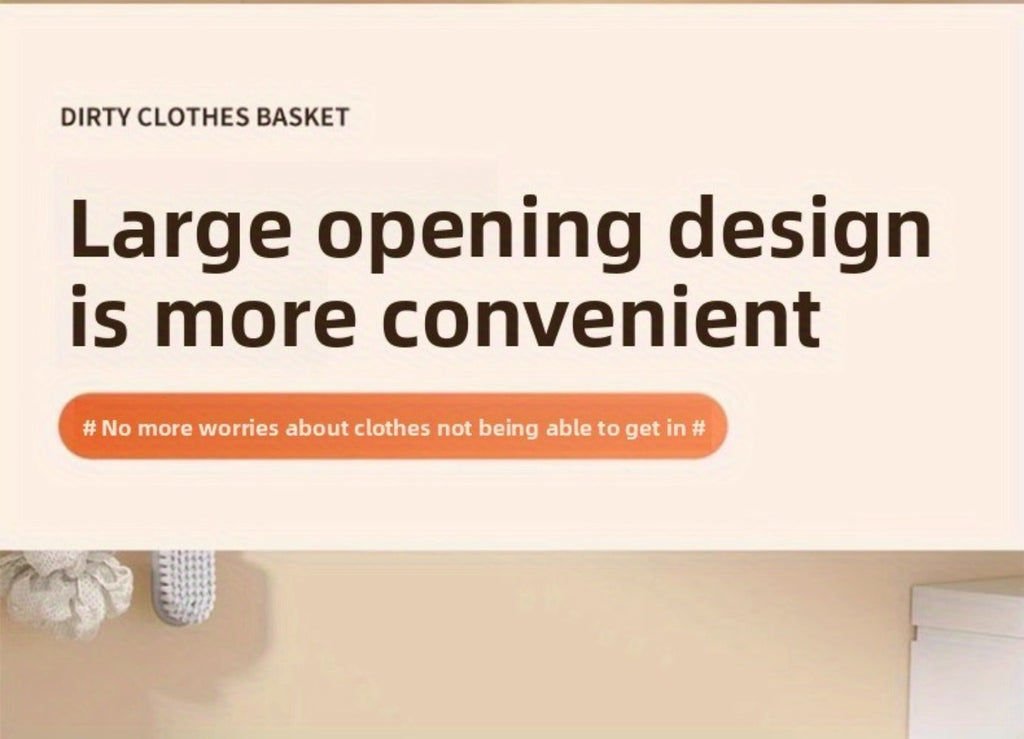Wall Mounted Laundry Hamper Foldable Oxford Cloth with Lid | Space Saving Clothes Storage Basket for Bedroom Bathroom Living Room | Large 22x15 Inch Multi-Purpose Organizer Gray
