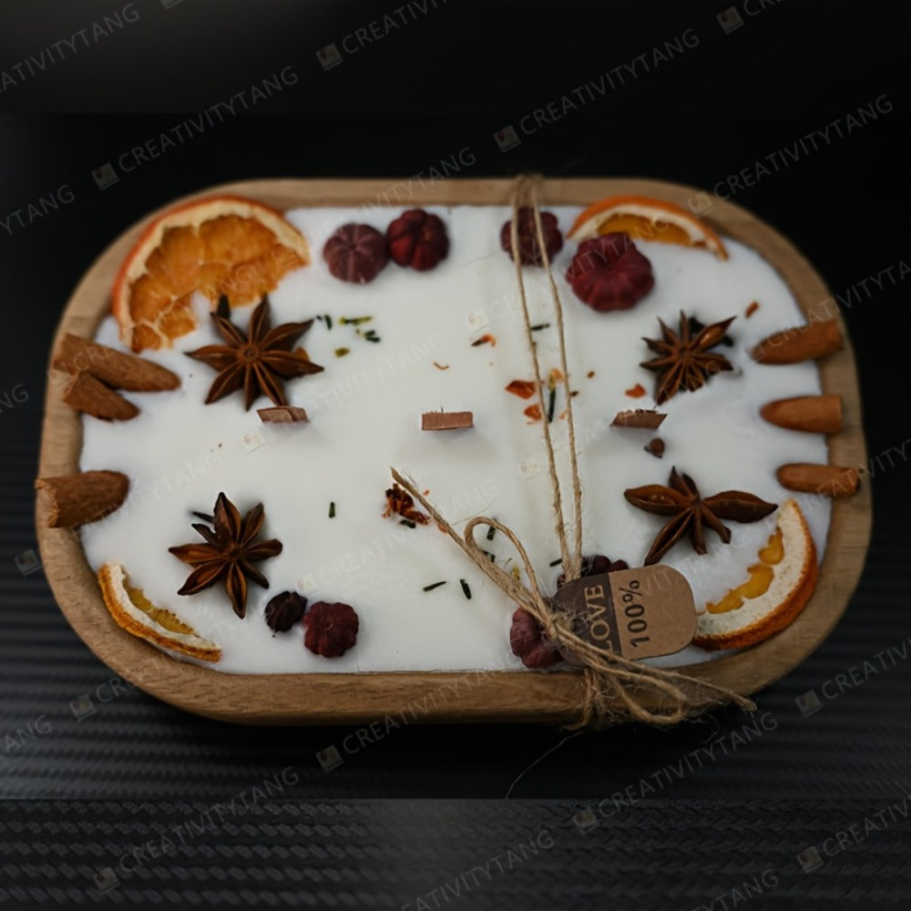 Scented Candles in Wooden Boat-Shaped Holder ¨C Unique Refreshing Fragrances for Home, Hotel & Dining Decor, Perfect for Birthdays, Parties & Valentine's Day, Luxury Aromatherapy Gift Candle