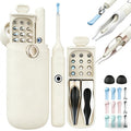 Ear Wax Removal Kit with Camera - 12-in-1 Ear Cleaning Tool Set, Rechargeable Ear Scope with LED Light, Ear Pick Cleaner, Nose Picker, Storage Box Included, Great Gift Idea